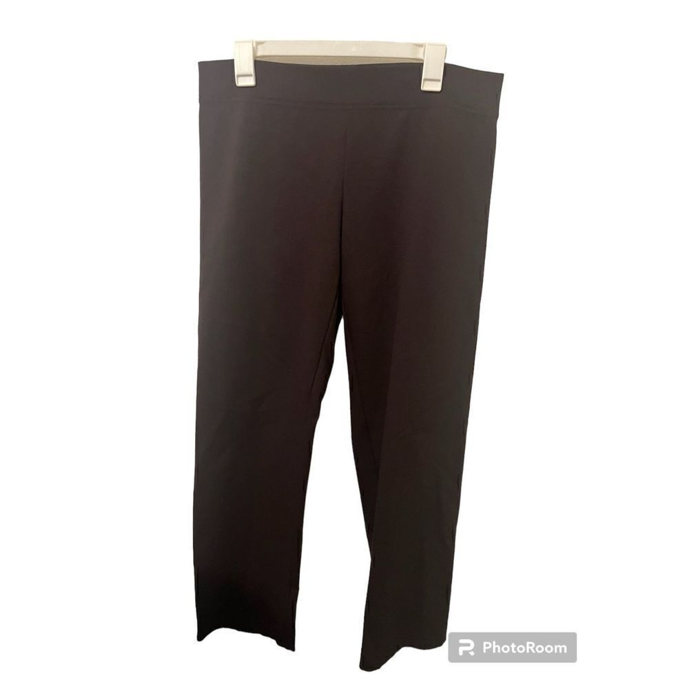 Eileen Fisher Brown Pull On Dress Pants‎
